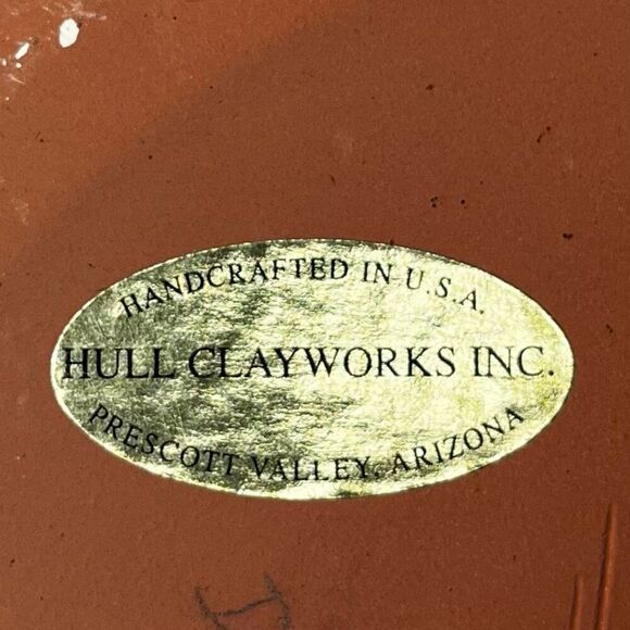 Hull Clayworks Southwestern Native American Hand Painted Clay Pottery Vase Signe - Picture 7 of 8